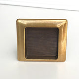 Square Antique Brass Recess Drawer Pull - Forge Hardware Studio