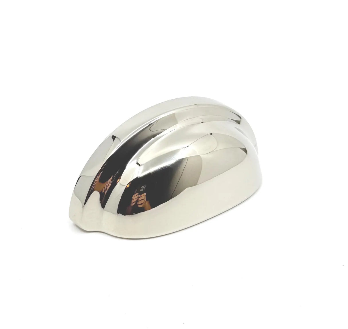 Polished Nickel "Baron" Cup Pull and Knobs - Euro • Knobs