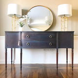 Worn Brass "Capri" Cabinet Drawer Ring Pulls - Forge Hardware Studio