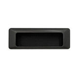 Recessed Matte Black Drawer Pulls - Forge Hardware Studio