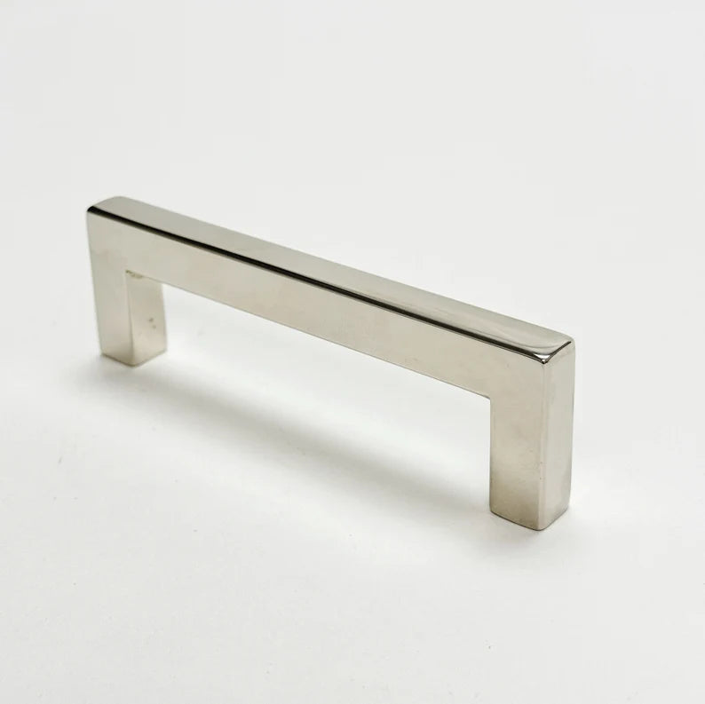 Polished Nickel "Glam" Cabinet Knobs and Drawer Pulls - Forge Hardware Studio