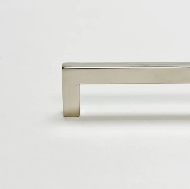Polished Nickel "Glam" Cabinet Knobs and Drawer Pulls - Forge Hardware Studio
