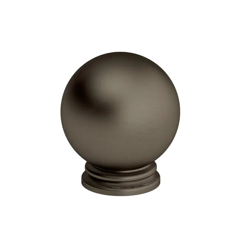 English Bronze “Kira” Cabinet Ball Knob and Drawer Pulls - Forge Hardware Studio