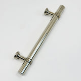 Smooth T-Bar "Contemporary" Polished Nickel Knobs and Pulls - Forge Hardware Studio