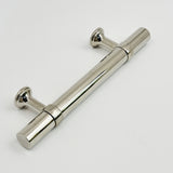 Smooth T-Bar "Contemporary" Polished Nickel Knobs and Pulls - Forge Hardware Studio
