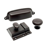 Oil Rubbed Bronze "Eloise" Cabinet Hardware - Forge Hardware Studio
