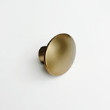 Brushed Bronze "Dome" Oval Cabinet Knob - Forge Hardware Studio