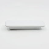 Glossy White "Tabula" Cabinet Knob and Drawer Pull - Euro • Knobs