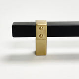 Champagne Bronze and Matte Black "Rio" Dual-Finish Cabinet Knob and Drawer Pulls - Forge Hardware Studio
