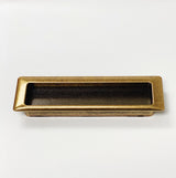 Recessed Medium Antique Drawer Pulls - Forge Hardware Studio
