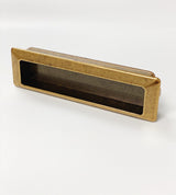 Recessed Medium Antique Drawer Pulls - Forge Hardware Studio