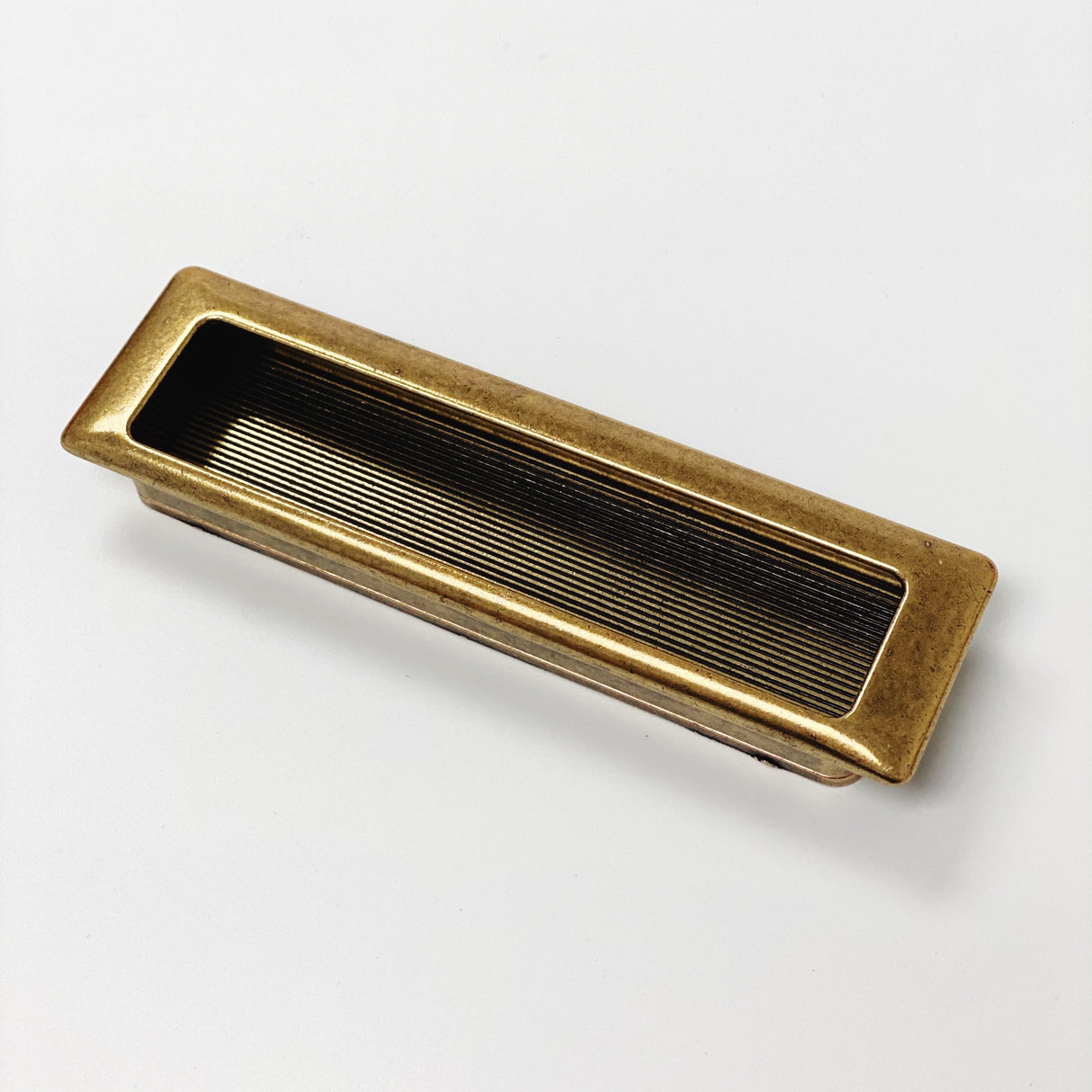 Recessed Medium Antique Drawer Pulls - Forge Hardware Studio