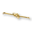 Polished Unlacquered Brass "Knot" 5 in. Drawer Pull - Forge Hardware Studio