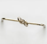 Polished Nickel "Knot" 5 in. Drawer Pull - Forge Hardware Studio
