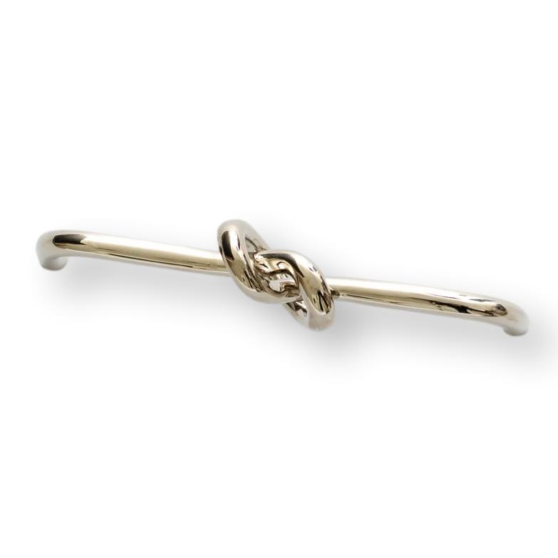 Polished Nickel "Knot" 5 in. Drawer Pull - Forge Hardware Studio