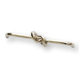 Polished Nickel "Knot" 5 in. Drawer Pull - Forge Hardware Studio