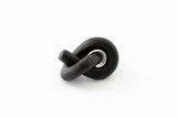 Matte Black "Knot" Cabinet Knob and Wall Hook - Forge Hardware Studio