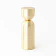 Unlacquered Brushed Brass "Pedestal Cup" Round Wall Hook - Forge Hardware Studio