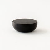 Matte Black "Bowl" Modern Round Cabinet Knob - Forge Hardware Studio