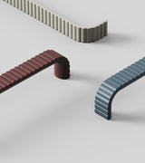 Colorful Retro "Lace" Ribbed Drawer Pulls - Forge Hardware Studio