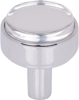 Lucite Polished Chrome "Nash" Drawer Pulls and Cabinet Knobs