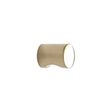 Unlacquered Brass "Lounge" Cabinet Knob and Wire Drawer Pulls - Forge Hardware Studio