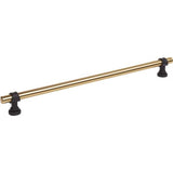 Champagne Bronze and Matte Black “Martin" Drawer Pulls and Cabinet Knob - Forge Hardware Studio