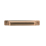 Square Cup Drawer Pulls in Champagne Bronze-Cabinet Handles - Brass Cabinet Hardware 