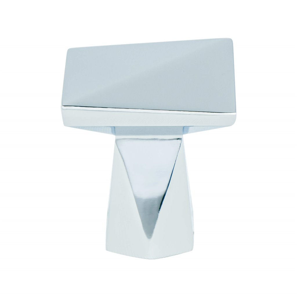 Polished Chrome "Wade" Drawer Knob and Drawer Pulls - Forge Hardware Studio