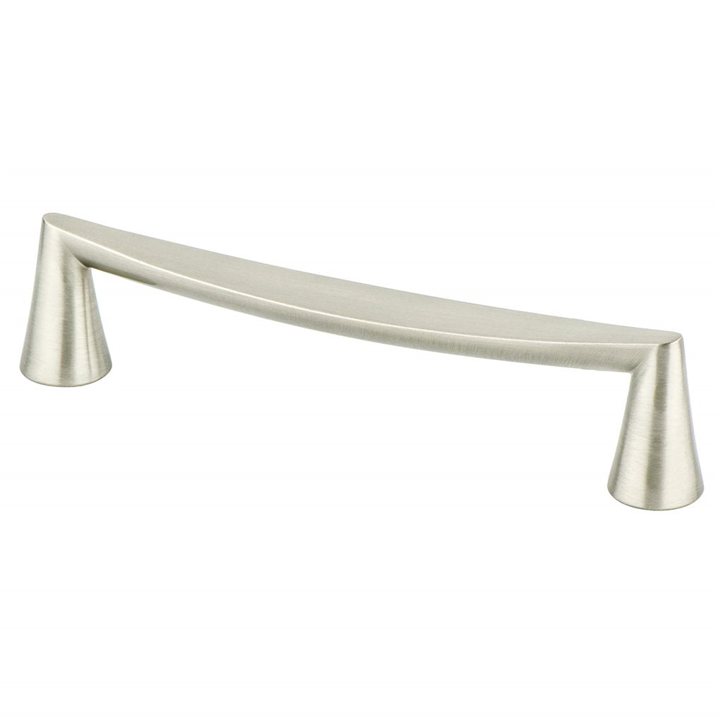 Satin Nickel "Core" Drawer Pulls and Knob - Brass Cabinet Hardware 