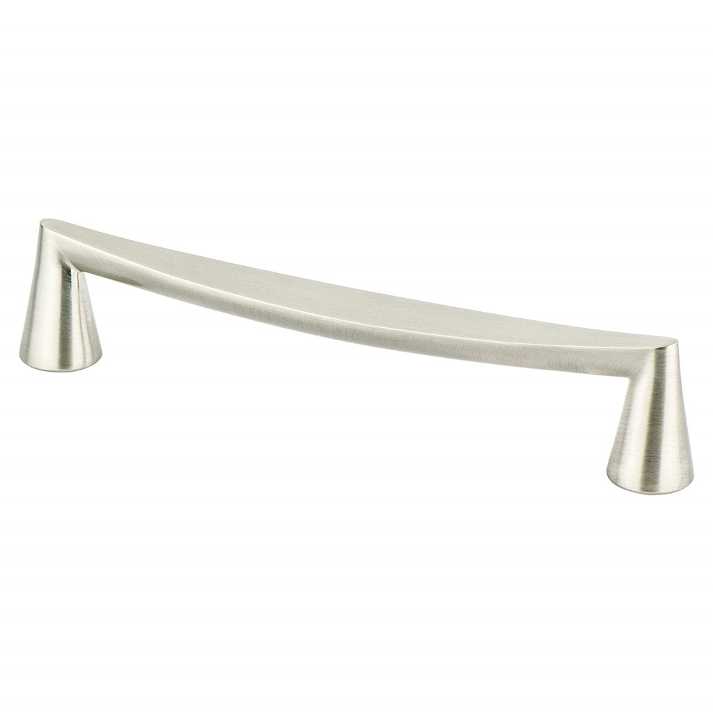 Satin Nickel "Core" Drawer Pulls and Knob - Brass Cabinet Hardware 