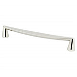 Polished Nickel "Core" Drawer Pulls and Knob - Brass Cabinet Hardware 