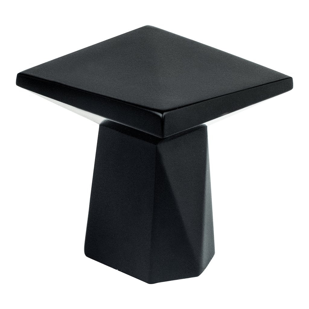Matte Black "Wade" Drawer Knob and Drawer Pulls - Forge Hardware Studio