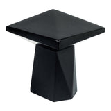 Matte Black "Wade" Drawer Knob and Drawer Pulls - Forge Hardware Studio