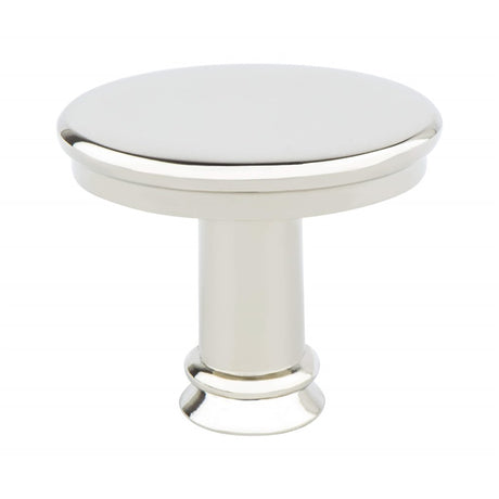 Polished Nickel "Amelia" Drawer Pulls and Knob - Brass Cabinet Hardware 