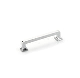 Menlo Park Chrome Cabinet Drawer Pulls - Kitchen Drawer Handles - Brass Cabinet Hardware 