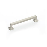 Menlo Park Satin Nickel Cabinet Drawer Pulls - Kitchen Drawer Handles - Brass Cabinet Hardware 