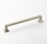 Menlo Park Satin Nickel Cabinet Drawer Pulls - Kitchen Drawer Handles - Brass Cabinet Hardware 