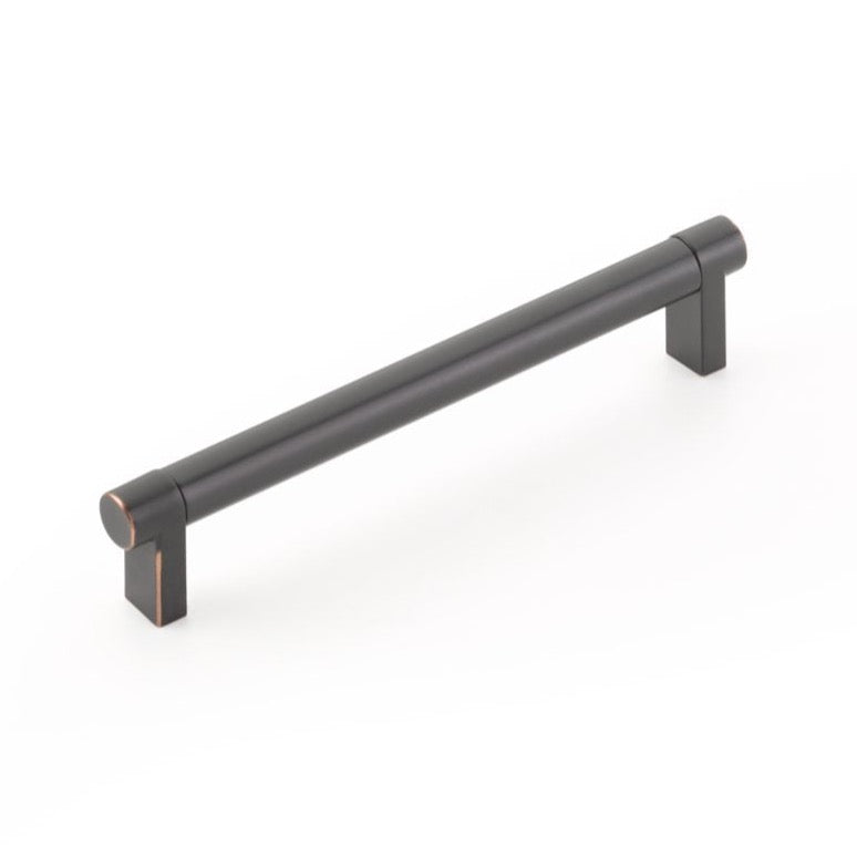 Smooth "Converse No.2" Oil Rubbed Bronze Cabinet Knobs and Drawer Pulls - Forge Hardware Studio