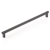 Smooth "Converse No.2" Matte Black Cabinet Knobs and Drawer Pulls - Forge Hardware Studio