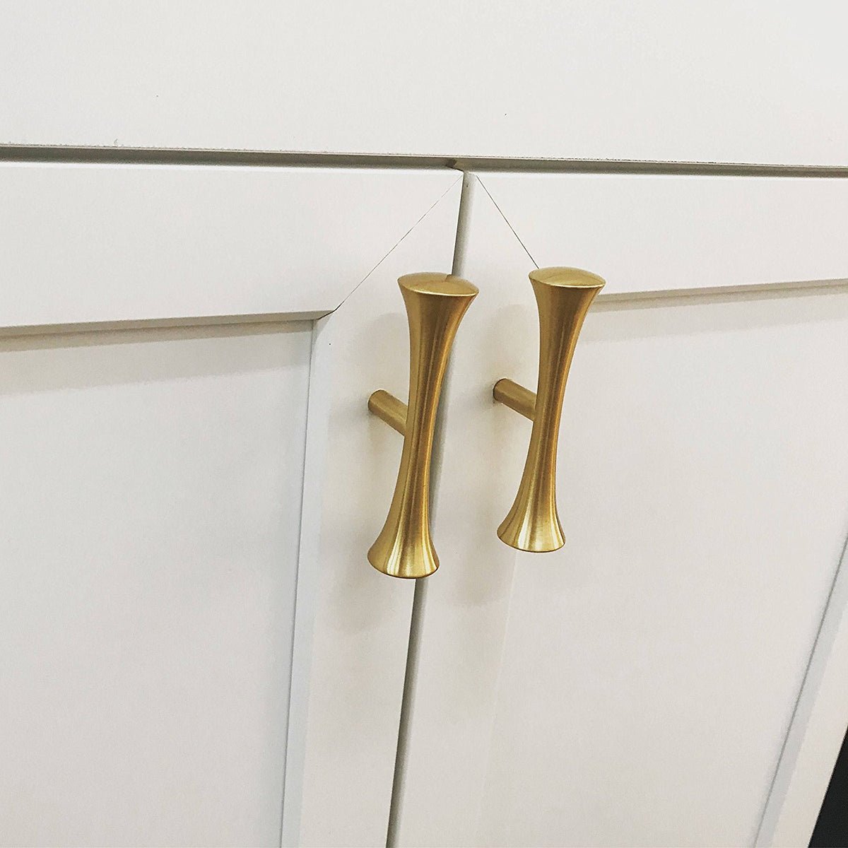Brass Mid-Century "MCM 01" Drawer Pull - Brass Cabinet Hardware 