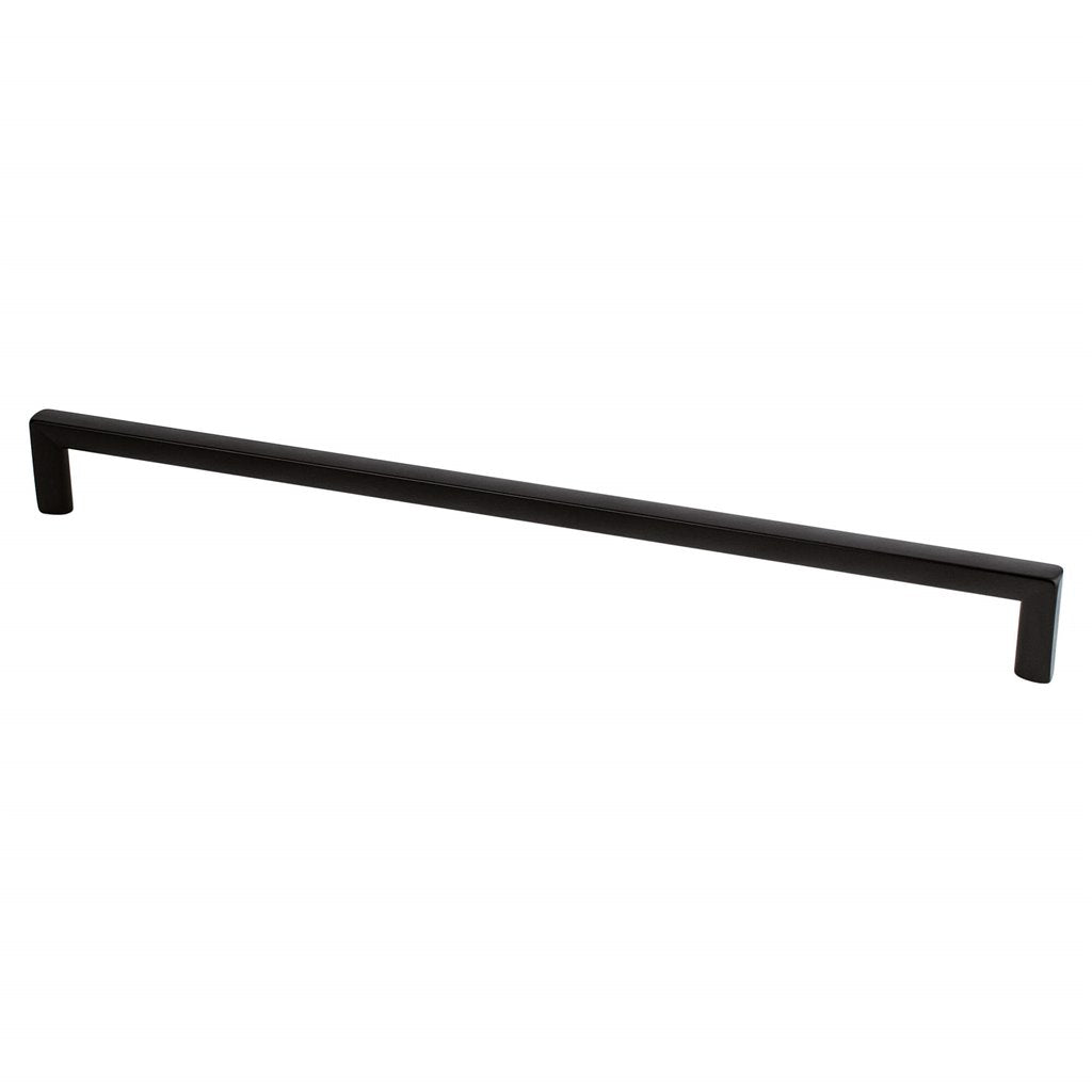 Matte Black "Trane" Drawer Pulls and Knob - Brass Cabinet Hardware 