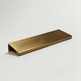 Dina Champagne Bronze Tab Finger Drawer Pulls in Various Sizes - Forge Hardware Studio