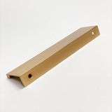 Dina Champagne Bronze Tab Finger Drawer Pulls in Various Sizes - Forge Hardware Studio