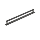 Matte Black "Maison No. 2" Smooth Drawer Pulls and Cabinet Knobs with Optional Backplate - Forge Hardware Studio