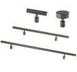 Black Stainless Steel Lew's Hardware Round Bar Series - Brass Cabinet Hardware 