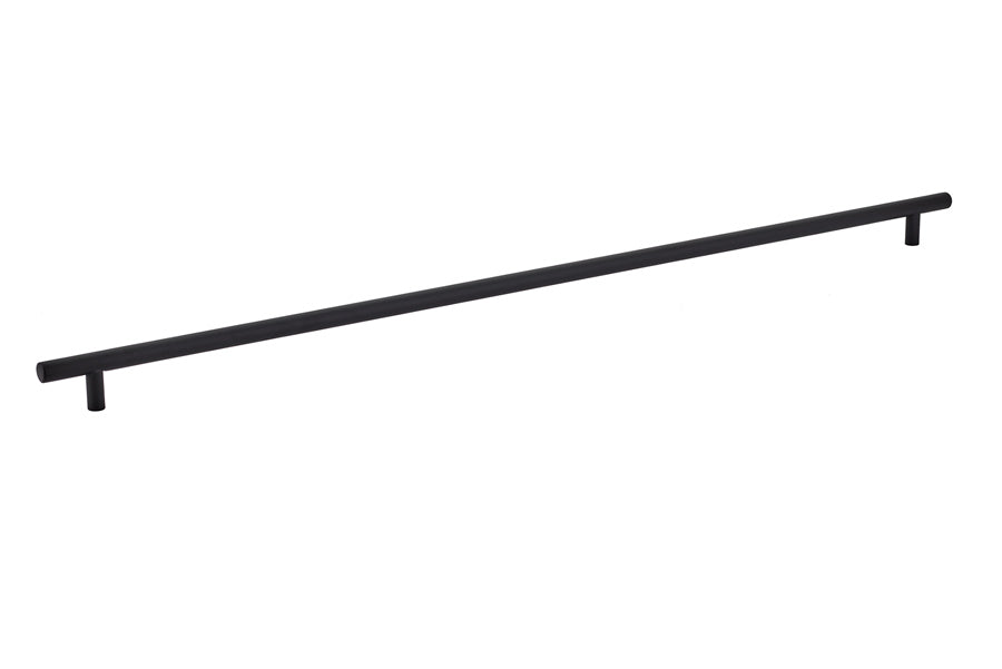 T-Bar "European" Matte Black Cabinet Knobs and Pulls - Forge Hardware Studio