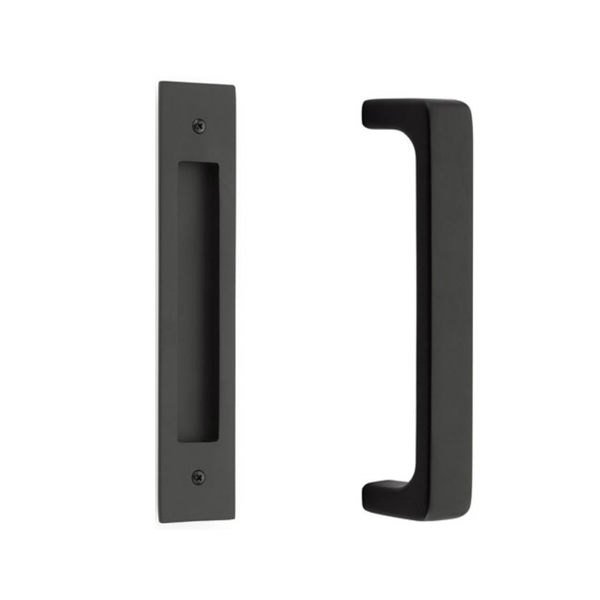 Door Flush Pull and Handle Front and Back Hardware for Interior Doors - Brass Cabinet Hardware 
