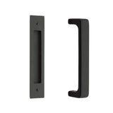 Door Flush Pull and Handle Front and Back Hardware for Interior Doors - Brass Cabinet Hardware 