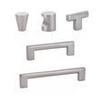 Satin Nickel "Luxe" Cabinet Knobs and Drawer Pulls - Forge Hardware Studio